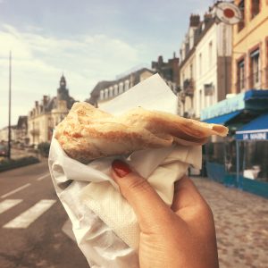 Crepe em Trouville, Normandia